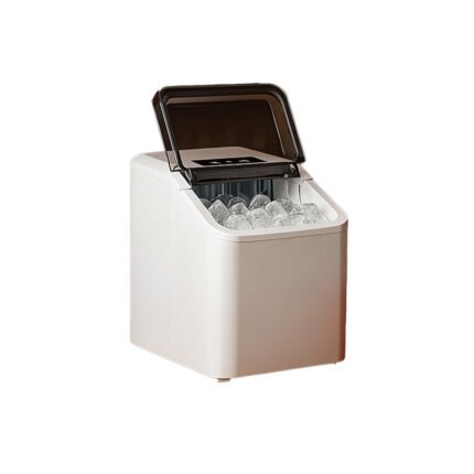 Copper tube air-cooled small ice maker for home use